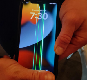Green Line on Phone Screen